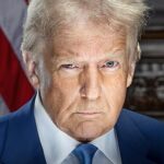 President Donald Trump official portrait