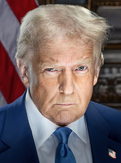 President Donald Trump official portrait