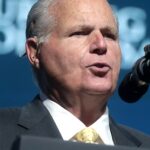 Rush Limbaugh speaking at a conference