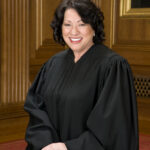 Official Supreme Court portrait of Justice Sonia Sotomayor in her judicial robe.