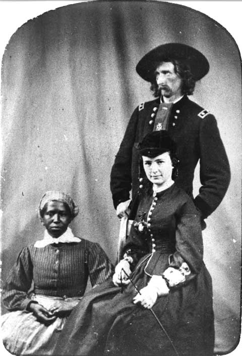 Portrait photograph of Lieutenant Colonel George Armstrong Custer in uniform, circa 1876