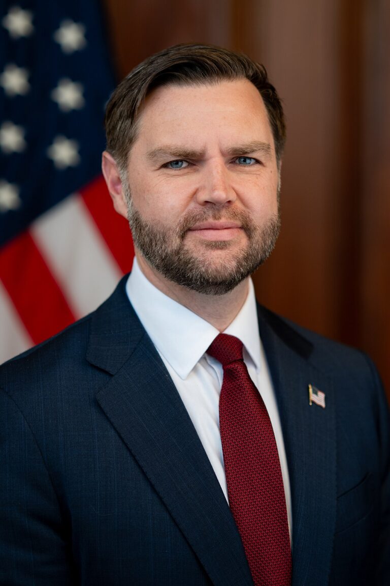 Official vice presidential portrait of JD Vance