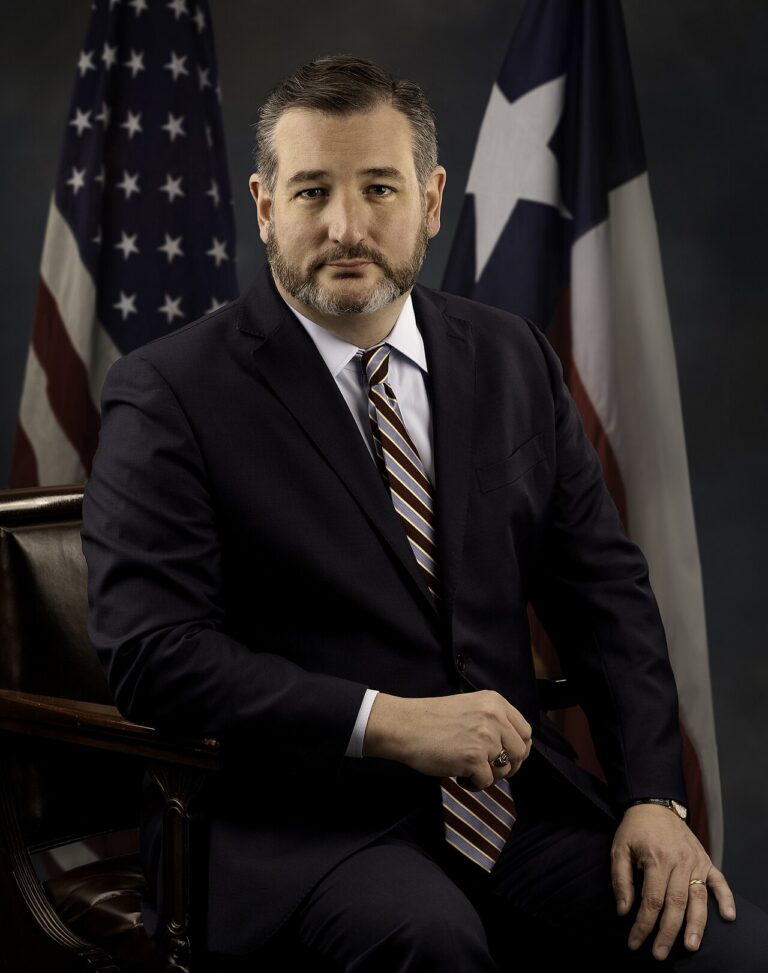 Official Senate portrait of Sen. Ted Cruz