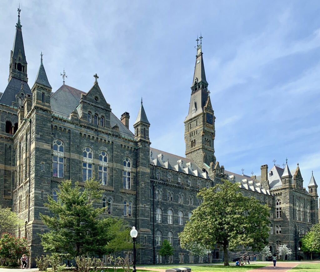 Healy Hall on Georgetown University’s campus.